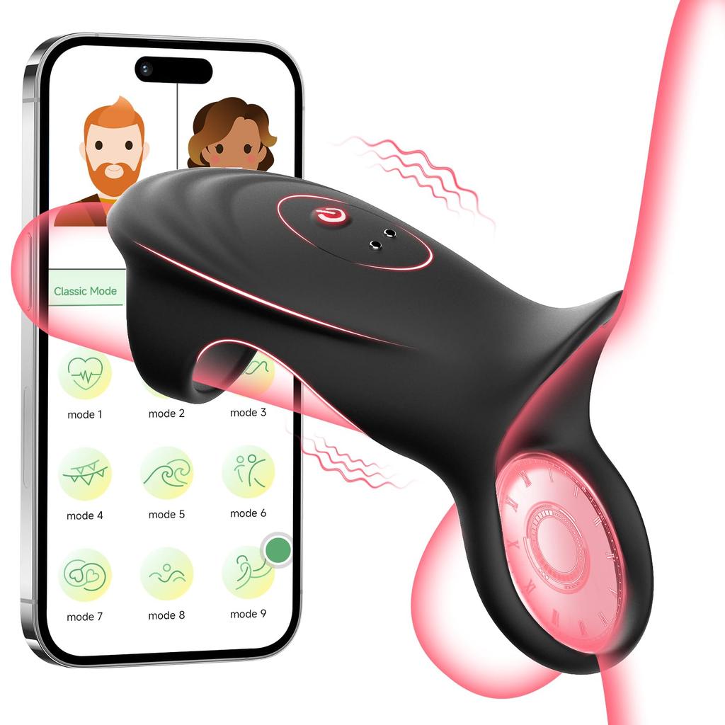 Penis Sleeve Cock Ring For Men Delay Ejaculation Stronger Erection Vibrator G-Spot Stimulation Adult Goods Sex Toy for Couples