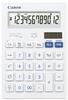 Canon Desktop White HS-1201T 12-digit Calculator, Antibacterial, Clean,