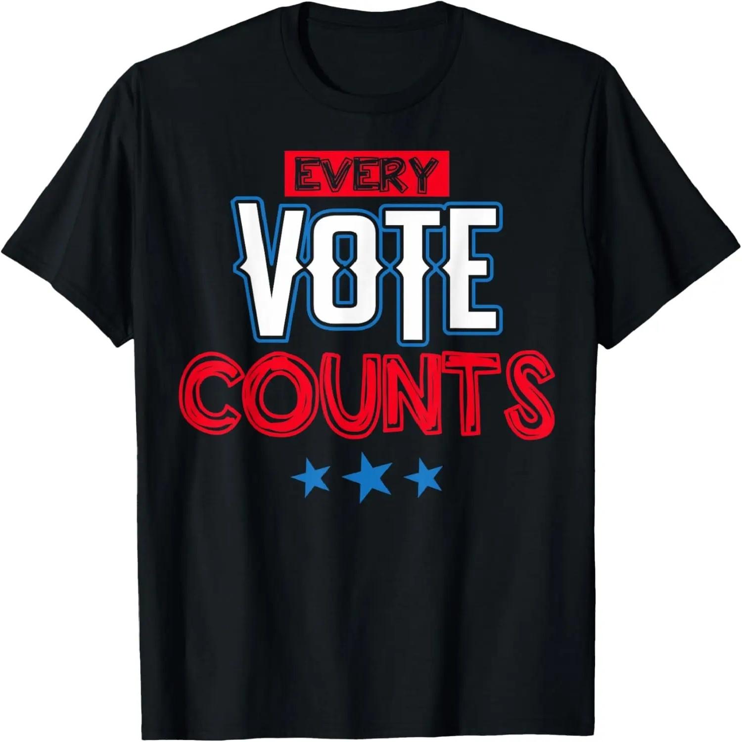 Patriotic Election Day Every Vote Counts Elections T-Shirt S