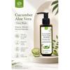 AL MASNOON Revitalisieren und Erfrischen: Al Masnoon Gurke Aloe Vera Gesichtsreiniger 100ml, Angereichert mit reiner Aloe Vera, kühlender Gurke und nährender E