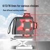 High-Precision Automatic Self-Leveling Infrared Laser Level with 12/16 Lines and Red/Green Light