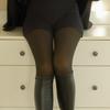 Winter See-through Illusion Stockings with Fleece Lining and Cold-weather Leggings (220g)