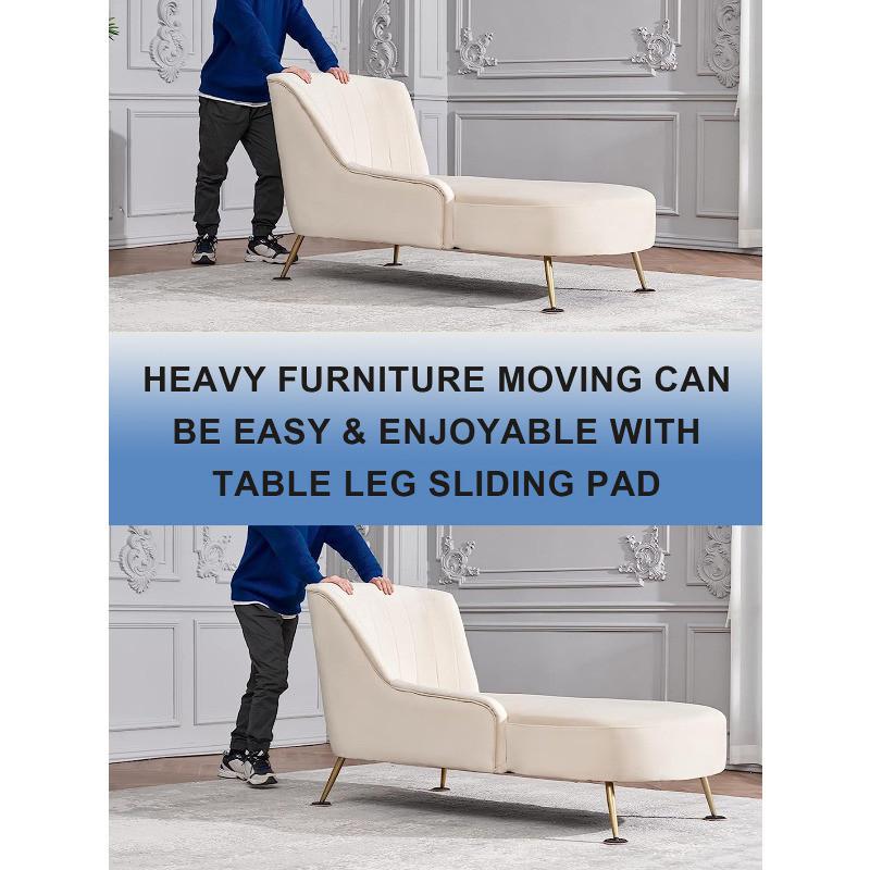 16PCS Furniture Slider Pads Table Chair Leg Sliding Block Anti Scratch Easy Move Heavy Furniture Leg Mat Moving Pads