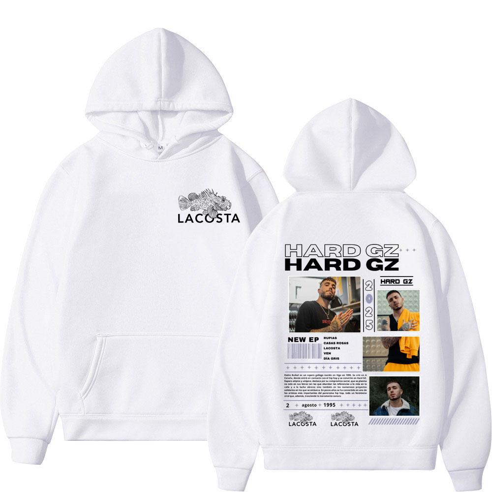 Rapper HARD GZ Tour 2025 Hot Sale Merch Hoodie Men Women Fashion Hip Hop Pop Music Pullovers Winter Casual Sweatshirt Streetwear