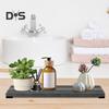 3Pcs Water Absorbing Stone Tray Stripe Design Quick Drying Sink Drain Mat Anti-Slip Soap Holder Kitchen Bathroom Vanity Trays