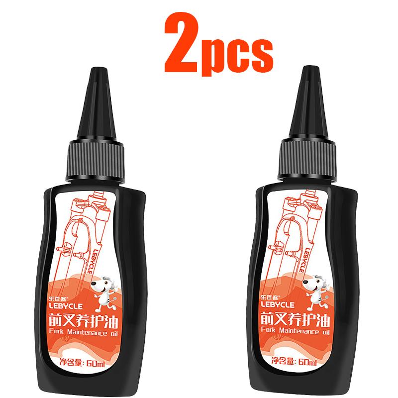 1/2PCS 60ML Mountain Bike Front Fork Shock Absorber Oil Front And Rear Shock Absorber Silicone Oil Lubricating Oil Maintenance