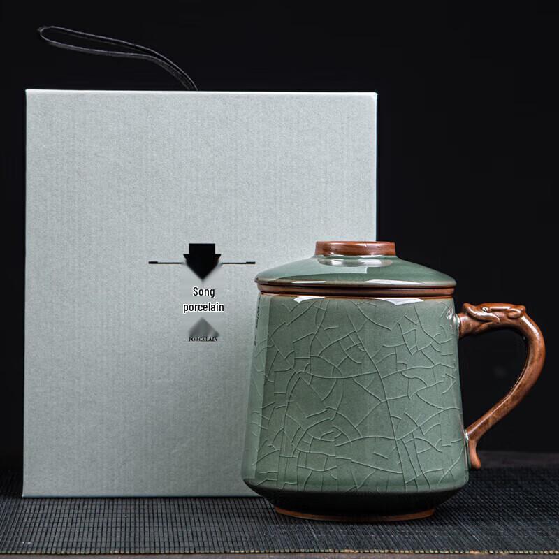 Qixuanyuan Ceramic Tea Separator Office Mugs