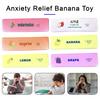 Butter Bar Slow Rise Toy, Soft Squeeze Stress Reliever, TPR Slow Rebound Fruit Shaped Fidget for Adults