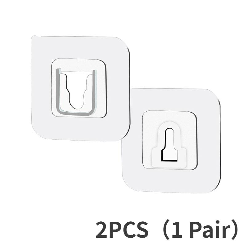 

Double-Sided Adhesive Wall Hook on Hangers Stickers Hooks Wall Mount Self Adhesive Hook in the Bathroom For Kitchen Organizer