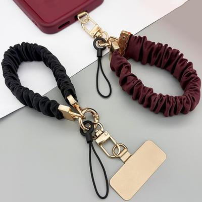 Pendant Mobile Phone Strap Pleated Design Mobile Phone Lanyard  Mobile Phone Pendant
