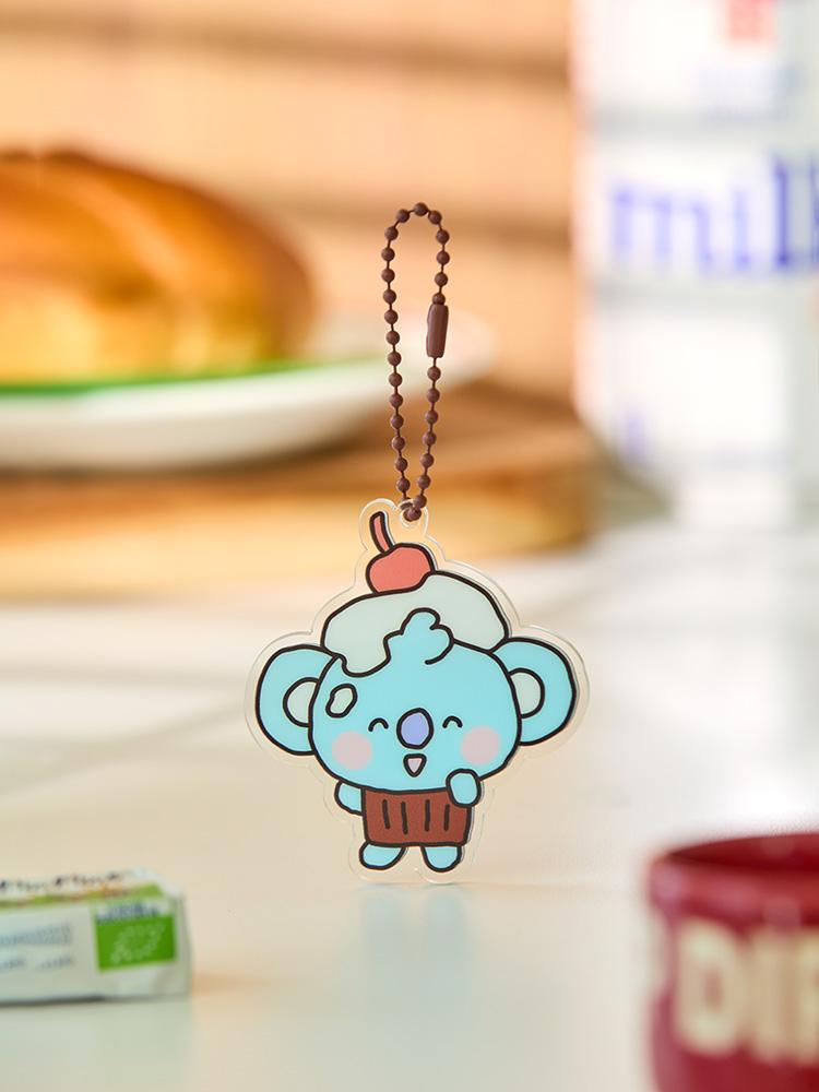 BT21 KOYA Bakery Acrylic Keyring Charm Official LINE FRIENDS