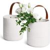 Hanging Basket Round Multi-purpose Woven Wall Rope Basket for Home