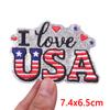 New America's 250th Anniversary Embroidered Patches DIY Iron On Patches For Clothing Statue Of Liberty Flag Eagle Patch Armband