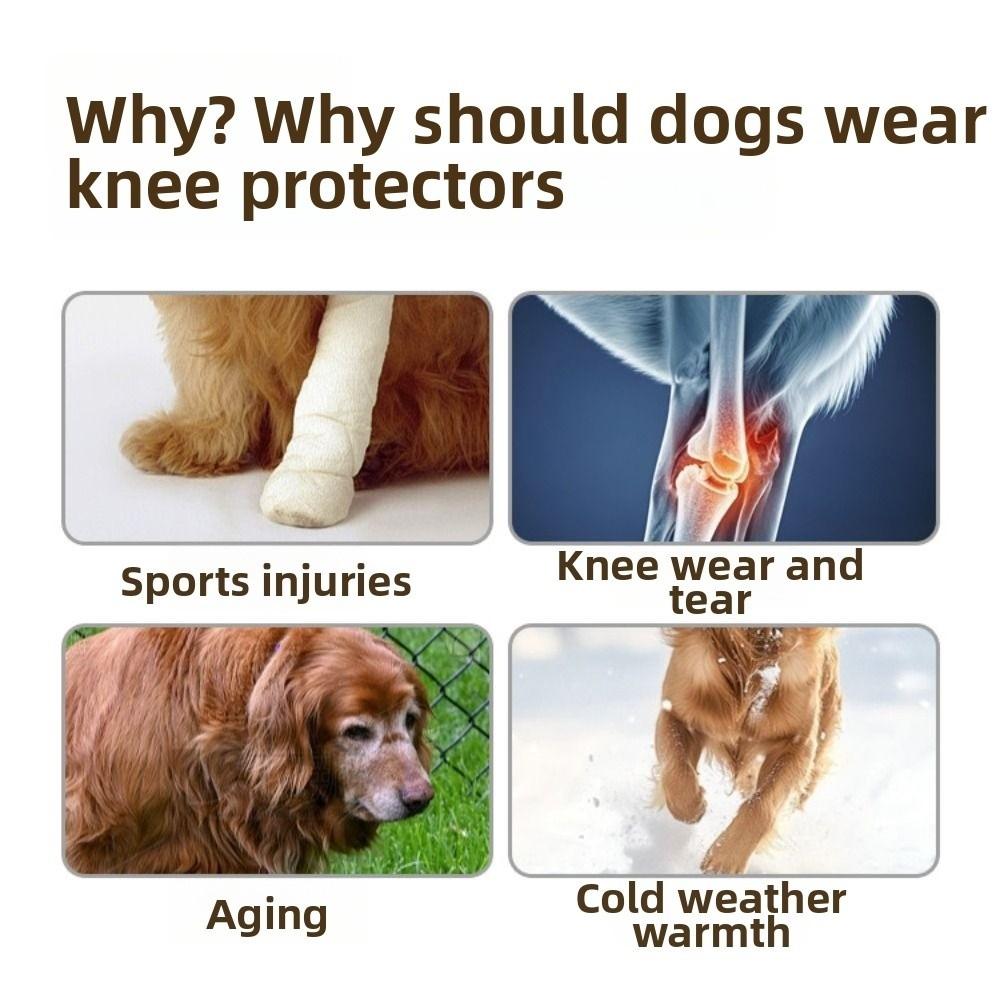 4Pcs Stretchy Dog Elbow Cover Breathable Pet Leg Warmer Pet Supplies Dog Leg Sleeves for Dogs Cats
