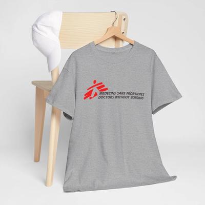 Lékaři bez hranic (MSF) Logo Bílé/Šedé/Černé/Námořnické Modré Tričko S-5XL