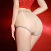 Summer Sexy Men's Full Transparent Waist Seamless Smooth Fun Ice Silk Crossdresser with Penis Sleeve Elephant Trunk Large Underw