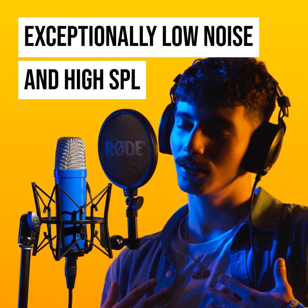 RODE Microphones NT1 Signature Series Studio Condenser Microphone, Cobalt