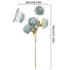 Lifelike 5 Flowers/Bundle Artificial Flowers Real Touch with Stems Fake Peony Floral Arrangements Fake Flower Bouquets Wedding