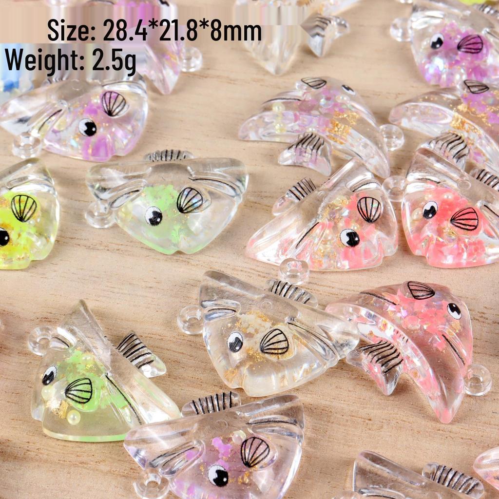 DIY Marine Animal Luminous Acrylic Pendant & Turtle Mobile Phone Lanyard