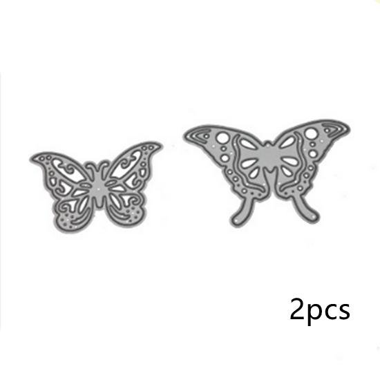1/2/3/4/6/10/12pcs Butterfly Flowers Leafs Ectangle Frame Embossing Cutting Dies Stencil DIY Scrapbooking Album Cards Paper Decor Metal Craft