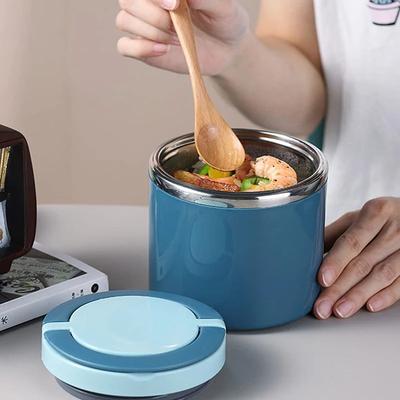 630ML 304 Stainless Steel Lunch Box Drinking Cup Food Thermal Jar Soup Gruel Insulated Thermos Containers Portable Lunchbox