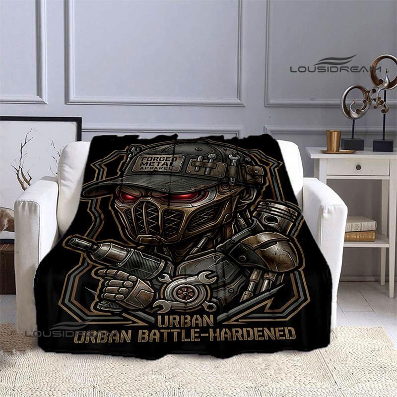 BBS LOGO printed blanket Picnic blanket Warm Flannel blankets Outdoor Blanket Home bed linings blankets for beds Birthday Gift
