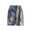 Imprimeu Model Moștenire Zbor Șorturi Casual de Vară Largi cu Șnur la Mijlocul Taliei Bărbați Partea de Jos Multicolor DM1393-010