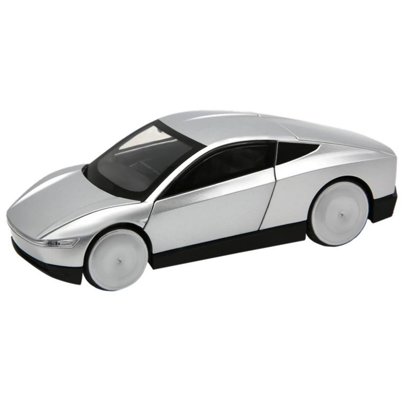 1/32 Tesla CyberCab Robotaxi Alloy Driverless Taxi Car Model Diecast Metal New Energy Car Vehicles Model Sound and Light Kids Toy Gift