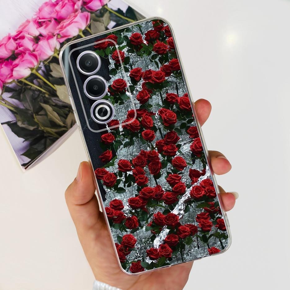 For Oppo A80 5G Case CPH2639 Cute Painted Cover Clear Silicone Soft TPU Phone Case For Oppo A3 Pro A3pro 5G OppoA80 Shell Bumper