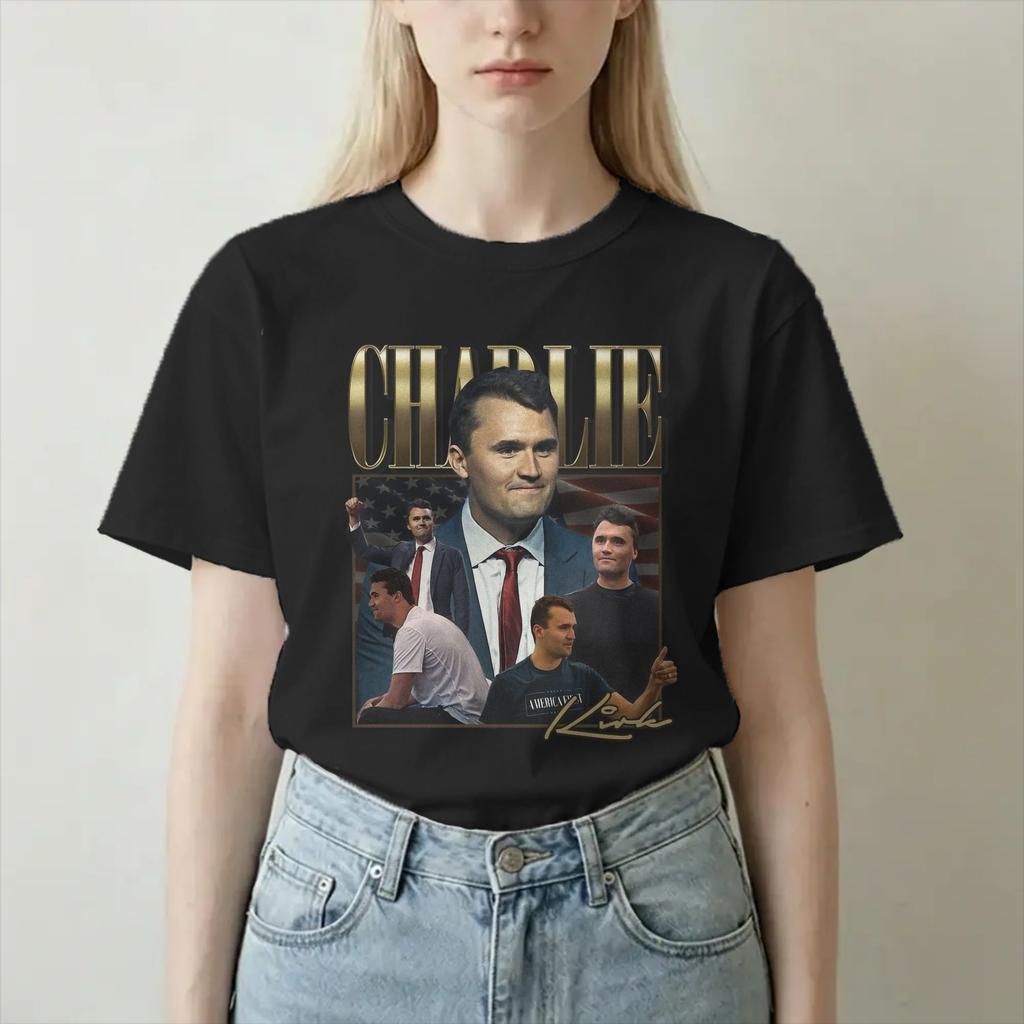 Charlie Kirk Rip For Unisex Unisex T Shirts Funny Meme Vintage Tees Short Sleeve Crew Neck Tshirt Pure Cotton Gift Idea Tops