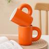 Weidu Minimalist Big Ear Ceramic Couple Mug
