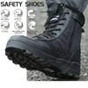 Men's Steel Toe Boots Outdoor Tactical Hiking Desert Boots Men Stab-proof Smashing Work Safty Shoes Wear Protection Shoes