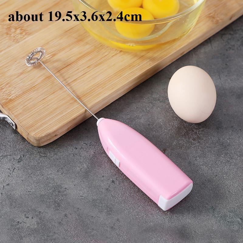 Mini Milk Frother Handheld Foam Maker for Lattes Whisk Coffee Cappuccino Matcha Hot Chocolate Egg Beater Drink Mixer