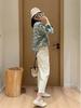 Women's Summer Slim Tencel Carrot Pants - Elastic Waist, Tapered, Nine-Point Harem Style