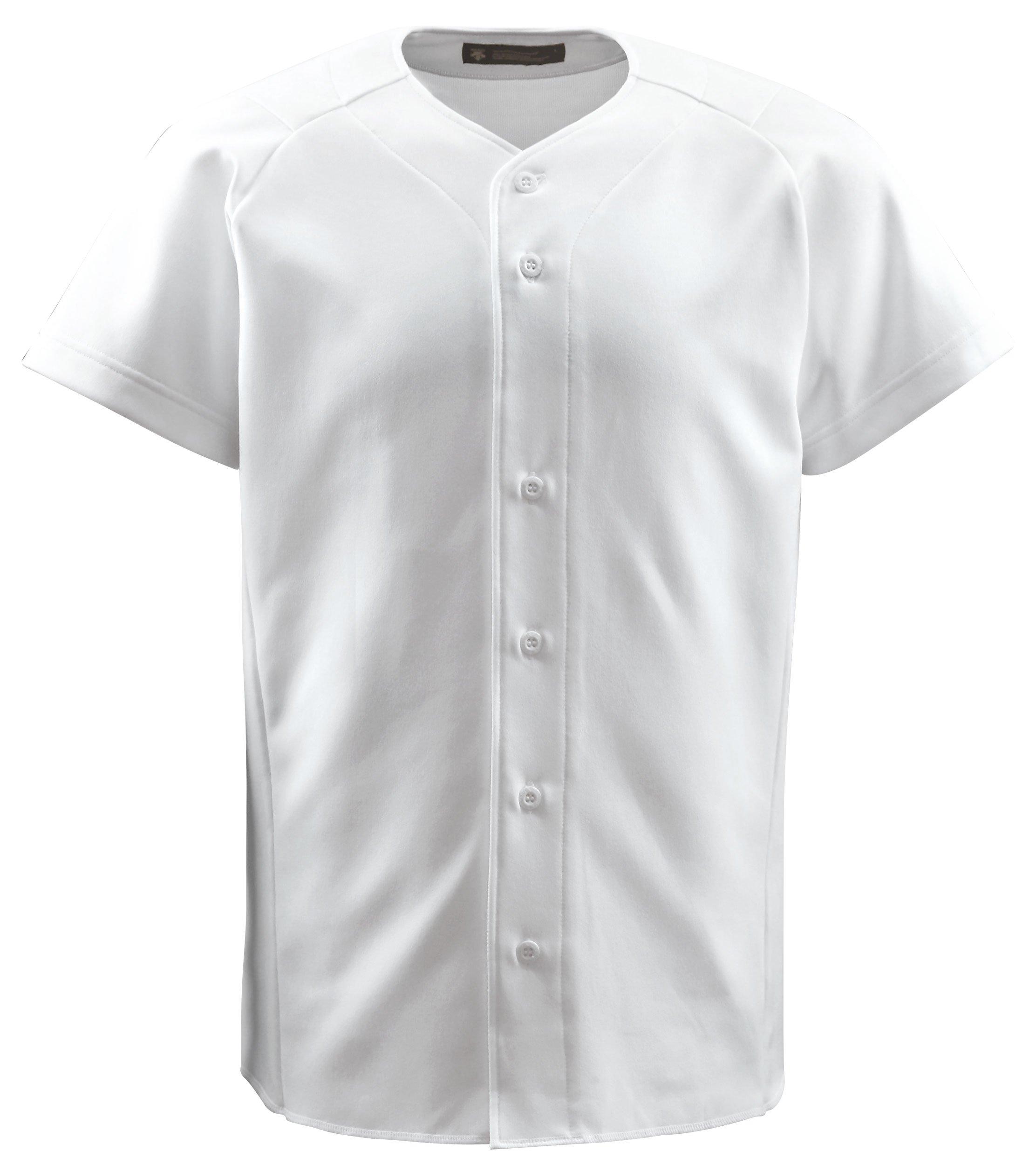 

Бейсбольная форма DESCENTE, полностью открытая рубашка S, белая, размер S DB1011