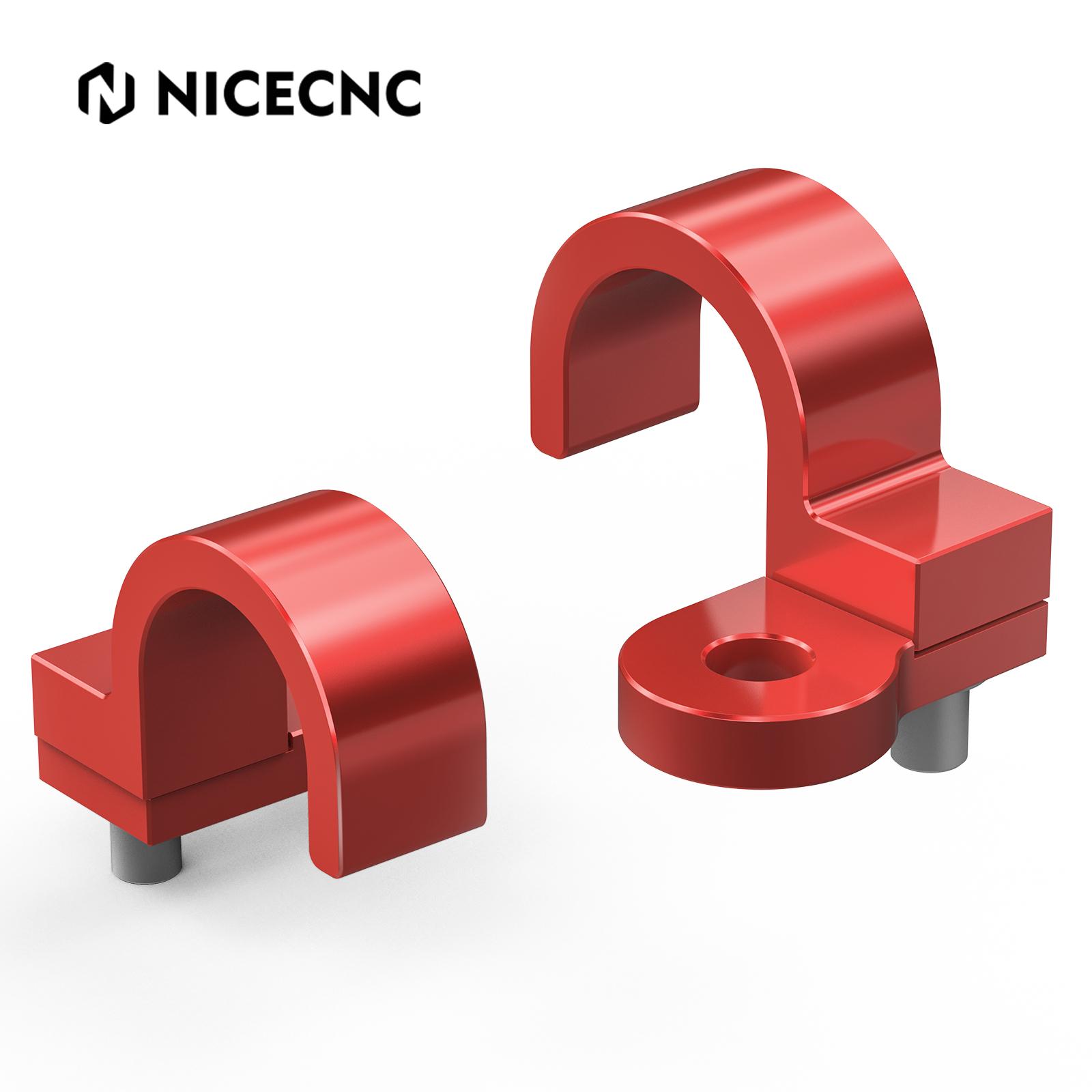 NICECNC For Honda XR650L 1993-2025 Rear Brake Hose Line Clamp Guide CR80R CR85R CR80RB CR85RB XR600R XR400R XR250L XR250R
