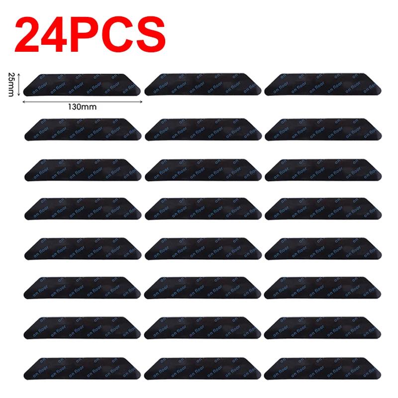 

24/8 шт. самоклеящиеся наклейки для ковров многоразовые моющиеся нескользящие липкие ленты для ковров фиксированные наклейки для ковриков для ванной комнаты накладки захваты