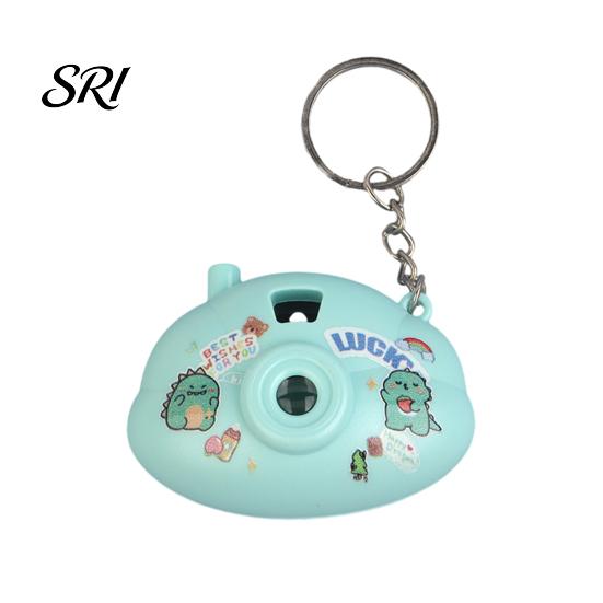 Handheld Projection Toy Mini Cartoon Camera Keychain with Slide Projector Light Kids Pendant for For Children Bags Backpacks Fun Gift & Grab