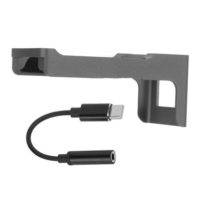 Aluminum Alloy Cold Shoe Extension Microphone Adapter Cable for DJI Action 2 Motion Camera