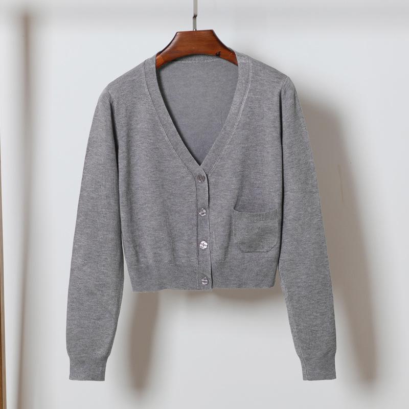 

Women s Early Autumn V-Neck High Waist Long Sleeve Knit Cardigan Sweater Large