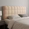 Thickened Bedhead Cover Solid Color Checkered Headboard Cover All-inclusive Soft Bed Back Cover Anti-collision Protection