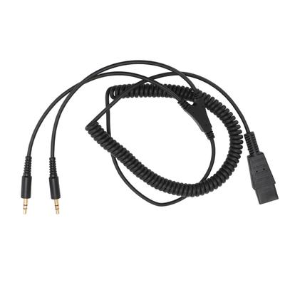 Kabel QD do 3,5 mm Adapter QD na podwójny 3,5 mm do zestawu słuchawkowego Plantronics do dźwięku w PC