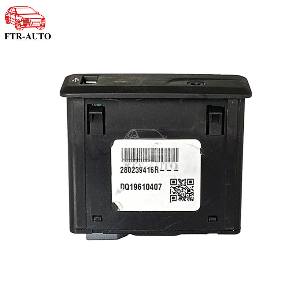 280239416R AUX / USB connector Fit for Renault Megane 280235216R Original 280239416R