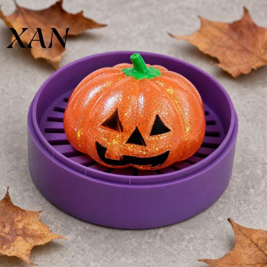 Relaxation Hand Toy Halloween Dumpling Stress Relief Toy, Pumpkin Ghost Steamed Bun Squeeze Reliever Sensory Ball Fidget Party Favors Anxiety