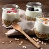 12x Glass Jars Jars Containers Cups Yogurt Cups Desserts 200ml