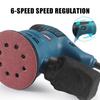 300W 5 Inch 6 Speed Regulation Polishing Sanding Machine Portable Car Polisher Random Orbital Air Sander