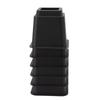 6pcs Bed Risers 5in High Quadrate Trapezoidal Ergonomic Plastic Black Furniture Risers Blocks for