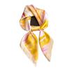 Women S Elegant Printed Silk Like Square Scarf Sun Protection Shawl