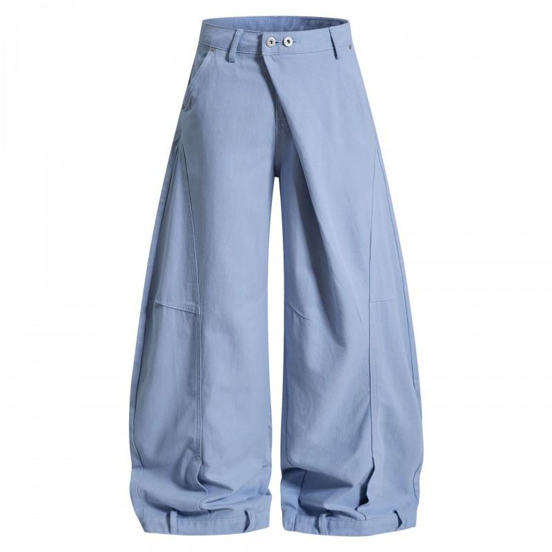 Oreeta American Vintage Loose Cargo Pants Men Women Streetwear Wide Leg Trousers