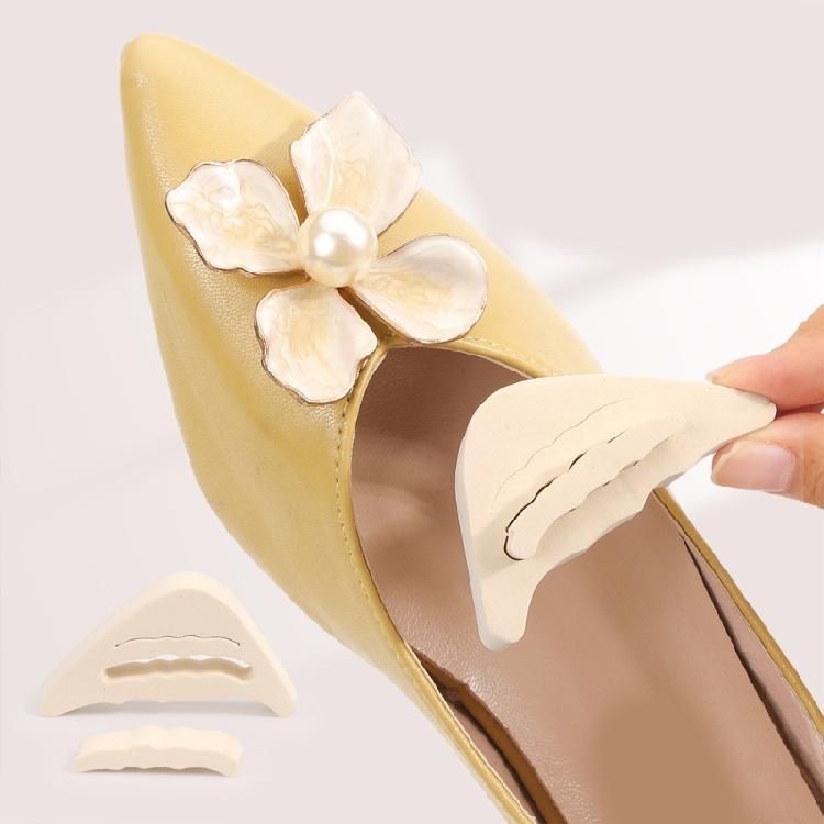 2 Pairs High Heel Toe Cushions for Women Anti Slip Breathable Rubber Heel Toe Protectors Cushioning Pad Shoe Inserts